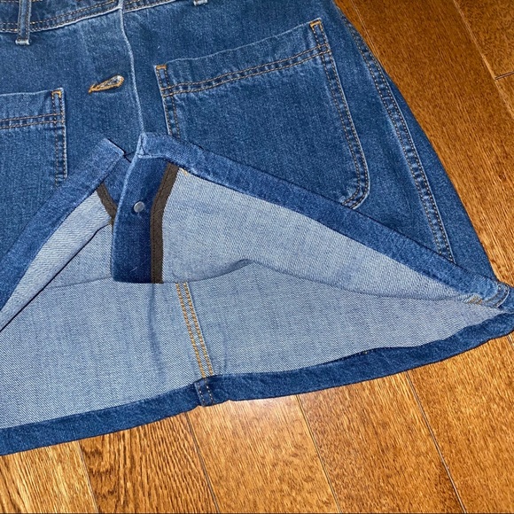 Denim button down skirt - Picture 3 of 6